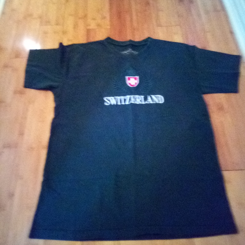 Splash Black Switzerland Men's T-Shirt